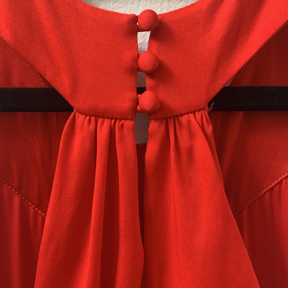 Alice & Olivia Red Sleeveless Mini Dress - Picture 4 of 6